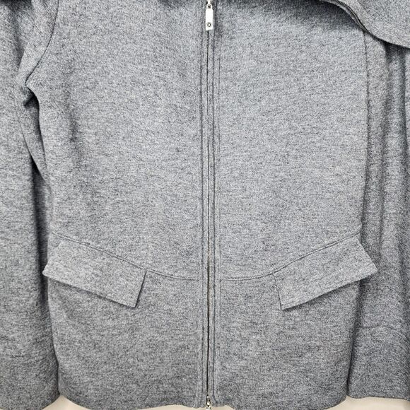 Escada Jacket Wool Cashmere Silk Shawl Collar Womens 38 Medium Office Career - Picture 10 of 12